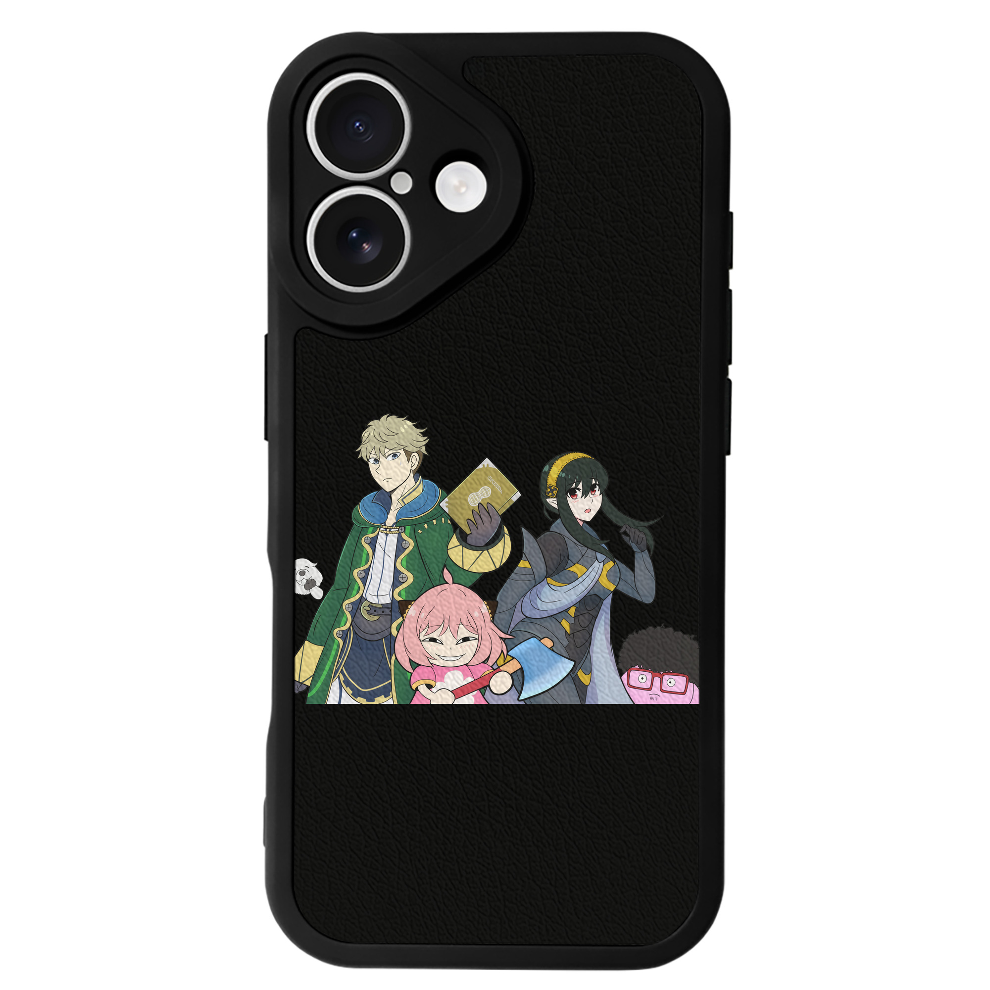 （画像用） SPY×FAMILY间谍家家酒 【iPhone 16シリーズ対応】シリコンスマホケース（レザー調） 材質：シリコン